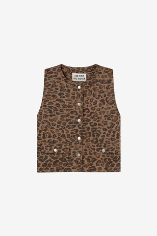 The Tiny Big Sister Animal Print Vest