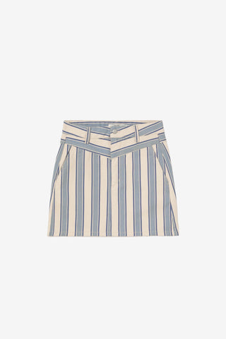 The Tiny Big Sister Striped Yoke Skirt