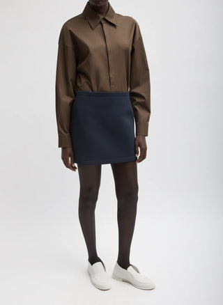 Tibi Bonded Twill Mini Skirt