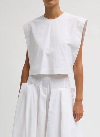 Tibi Cropped Square Top