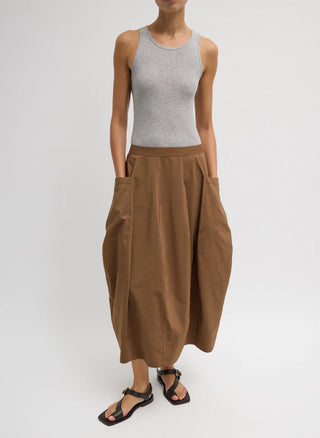 Tibi Nylon Lantern Skirt