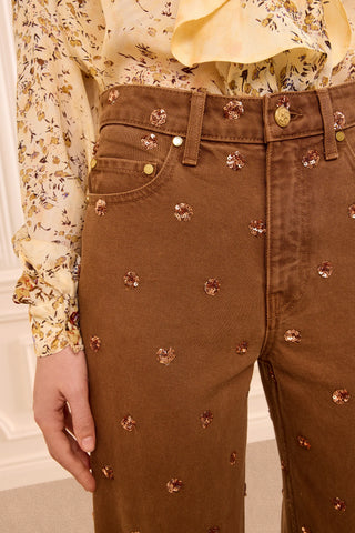 Ulla Johnson Willow Embellished Jean