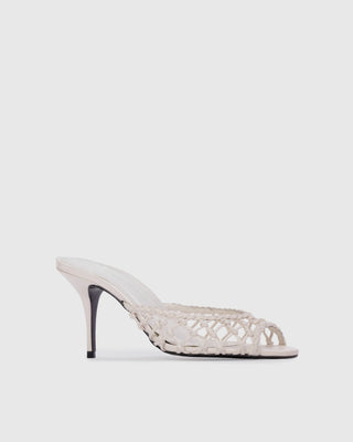 Black Suede Studio Peach Mule