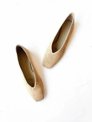 Black Suede Studio Ayra Flat