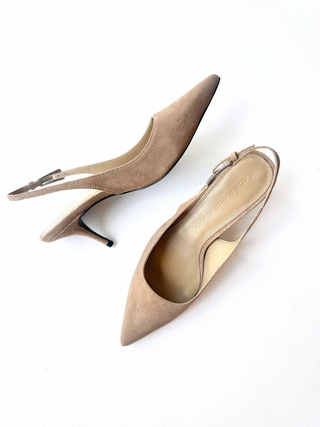 Black Suede Studio Branca Heel