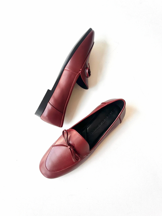 Black Suede Studio Maty Loafer