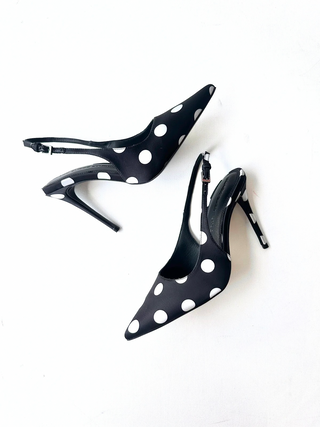 Black Suede Studio Branca Heel