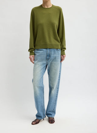 Tibi Cashmere Crewneck Sweater