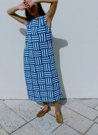 Toast Block Patchwork Dress