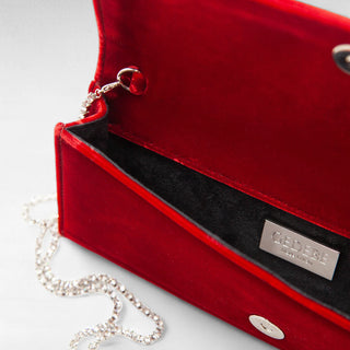 Gedebe Velvet Envelope Clutch
