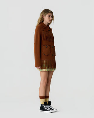 Guest In Residence Western Fringe Jacket