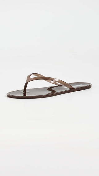 Black Suede Studio Crystal Sandal