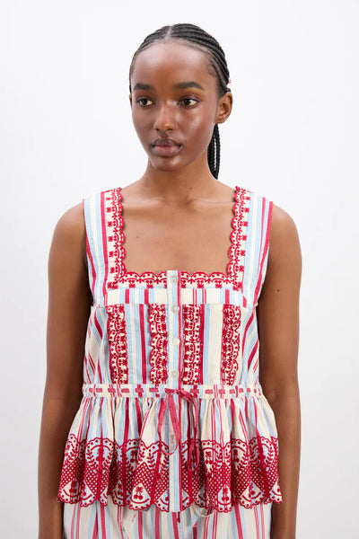 damson madder amaya scalloped mini dress Damson Madder | Dresses | Damson Madder Amaya Scalloped Mini Dress In  Cherries Print Anthropologie Us