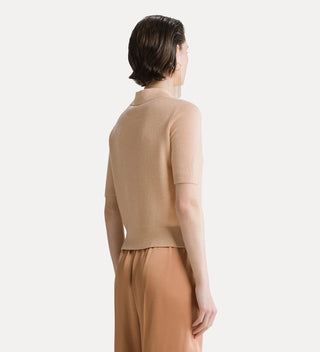 Forte Forte Gauze Half Sleeves Polo