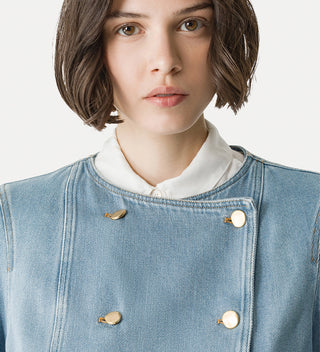 Forte Forte Denim Double Breasted Jacket