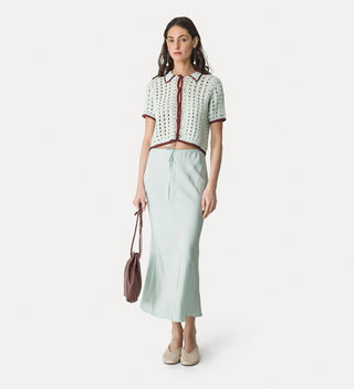 Forte Forte "Cable' Luxe" Crochet Polo