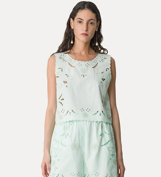 Forte Forte Lace & Glass Top