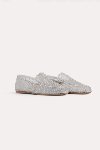 Forte Forte Strass Mesh Loafers