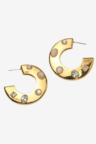 Lizzie Fortunato Saucer Hoops