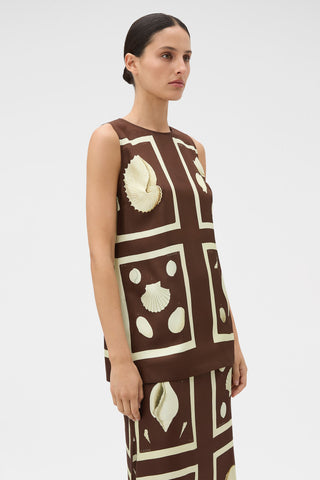 Oroton Graphic Shell Tunic