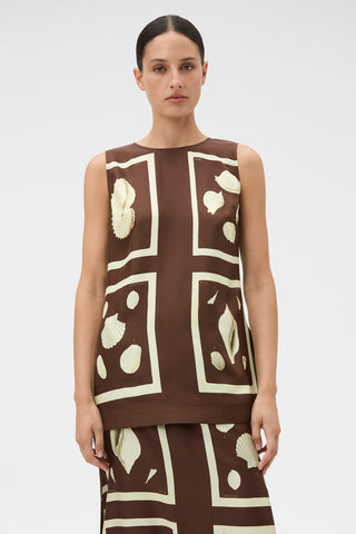 Oroton Graphic Shell Tunic