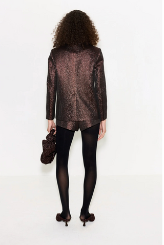 Simon Miller Fleur Metallic Shorts