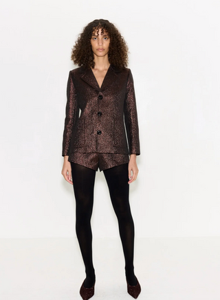 Simon Miller Fleur Metallic Shorts