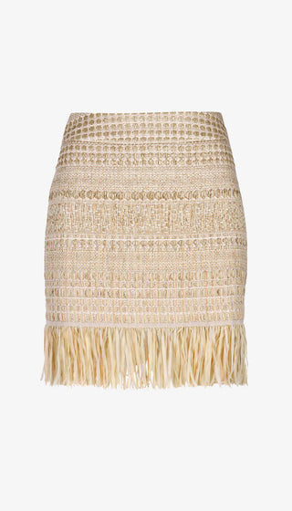 Smythe Fringe Mini Skirt