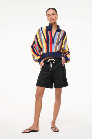 Staud Cropped Hampton Sweater