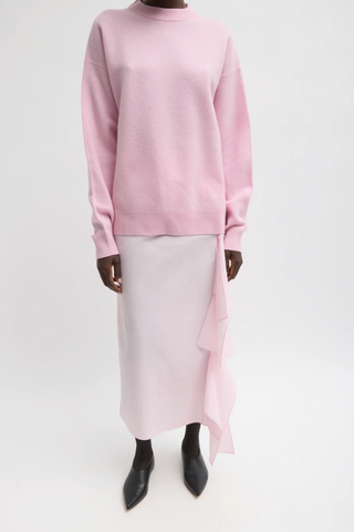 Tibi Italian Sporty Nylon Ribbon Skirt