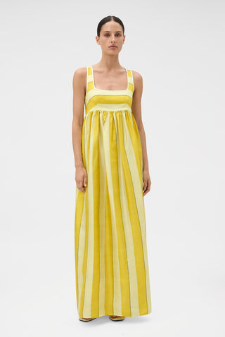 Oroton Slub Stripe Sundress