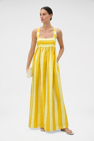 Oroton Slub Stripe Sundress