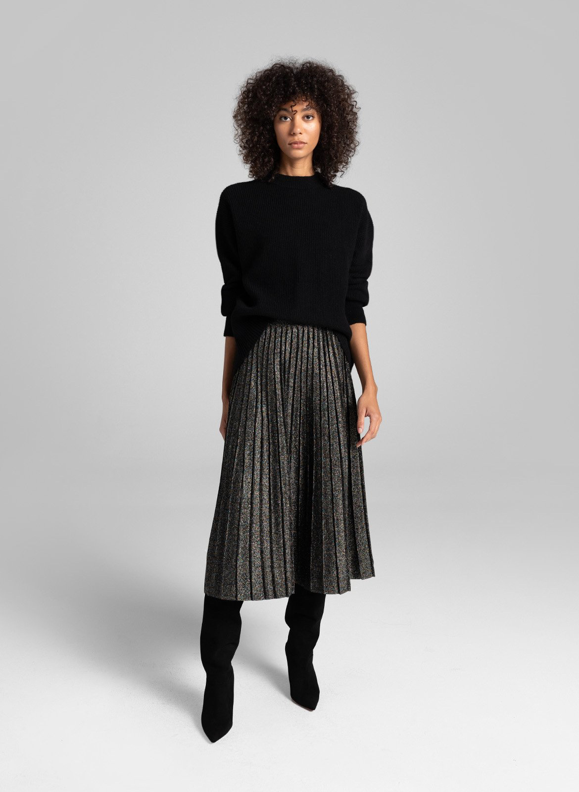 alc black skirt