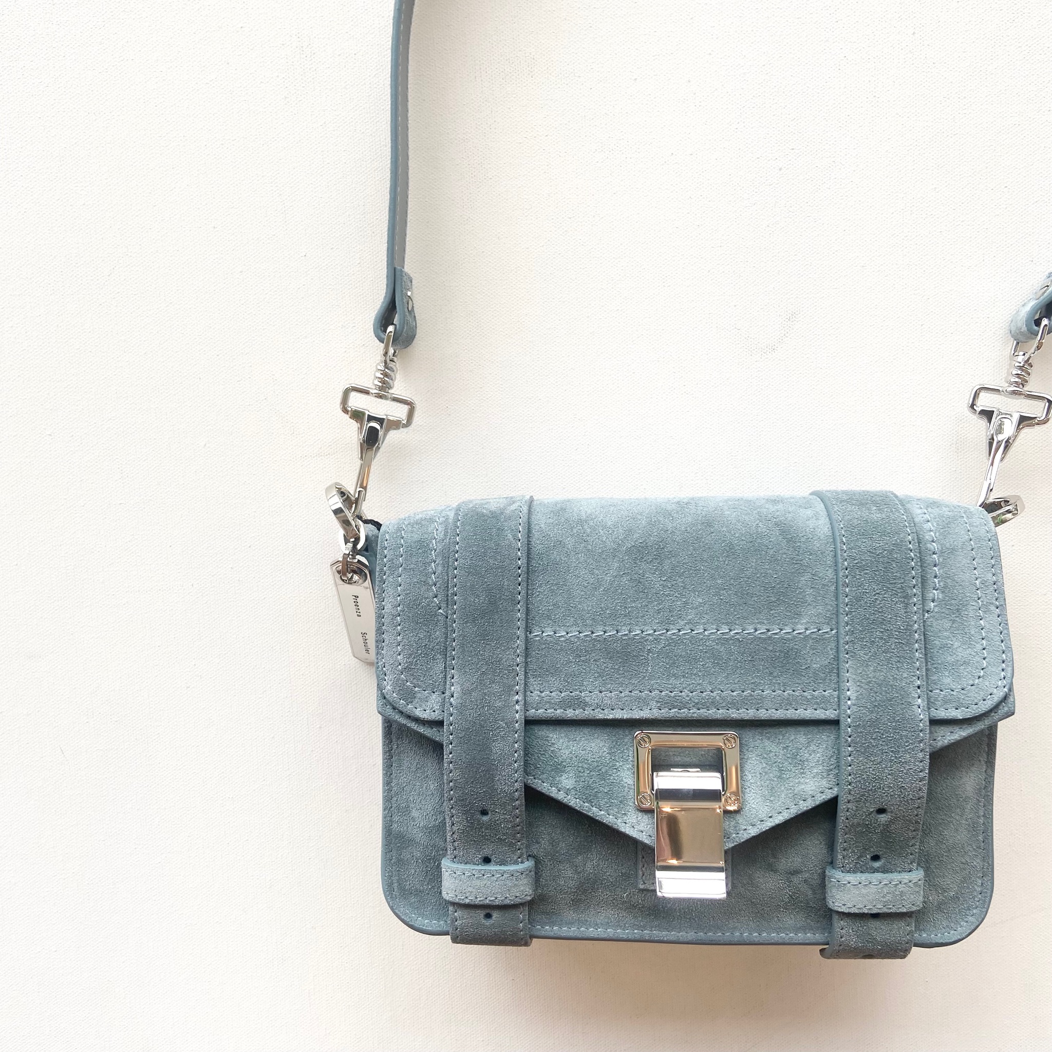 Proenza Schouler PS1 Mini Crossbody Faded Turquoise Aria Online