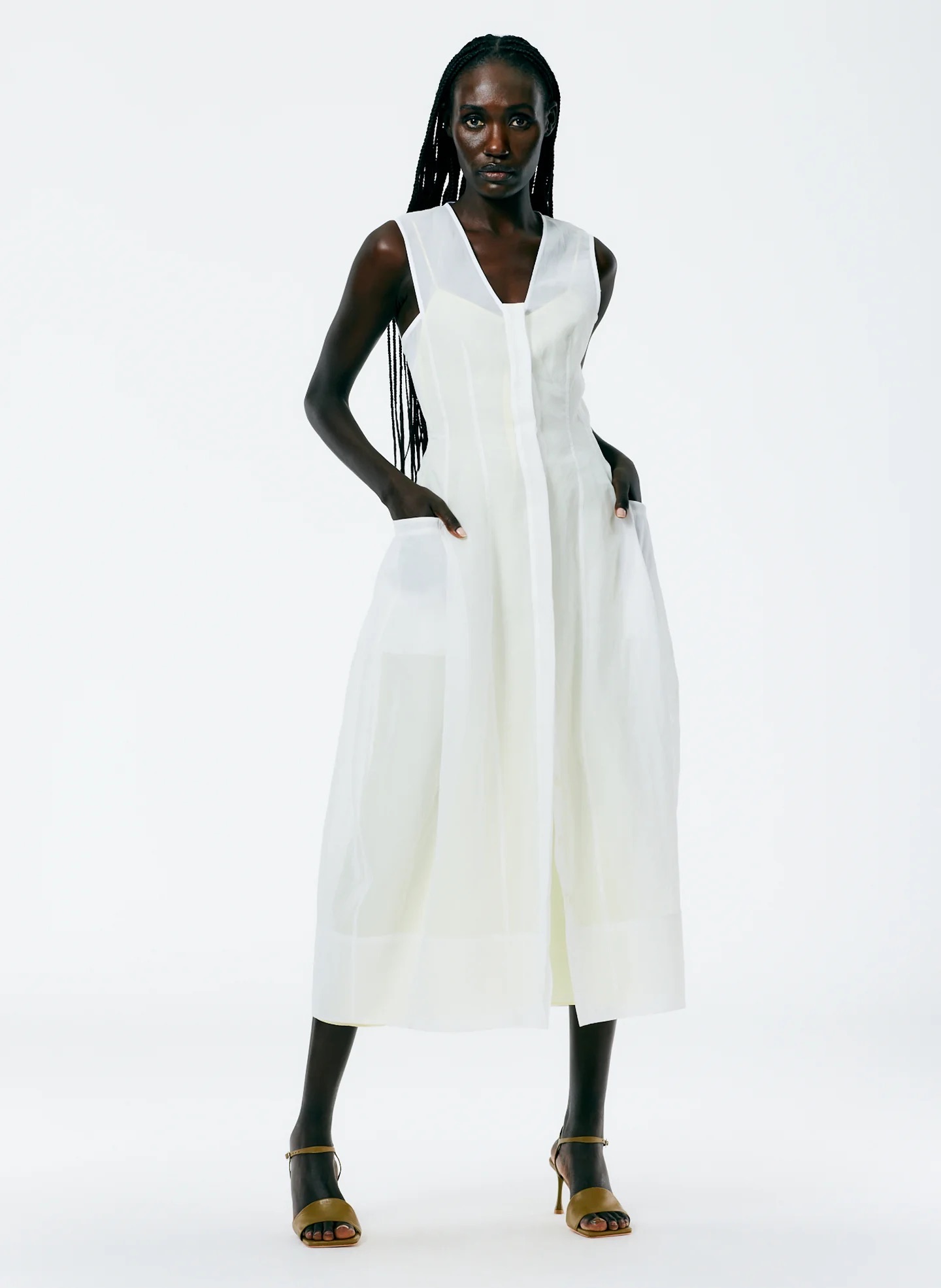 Tibi White Dress