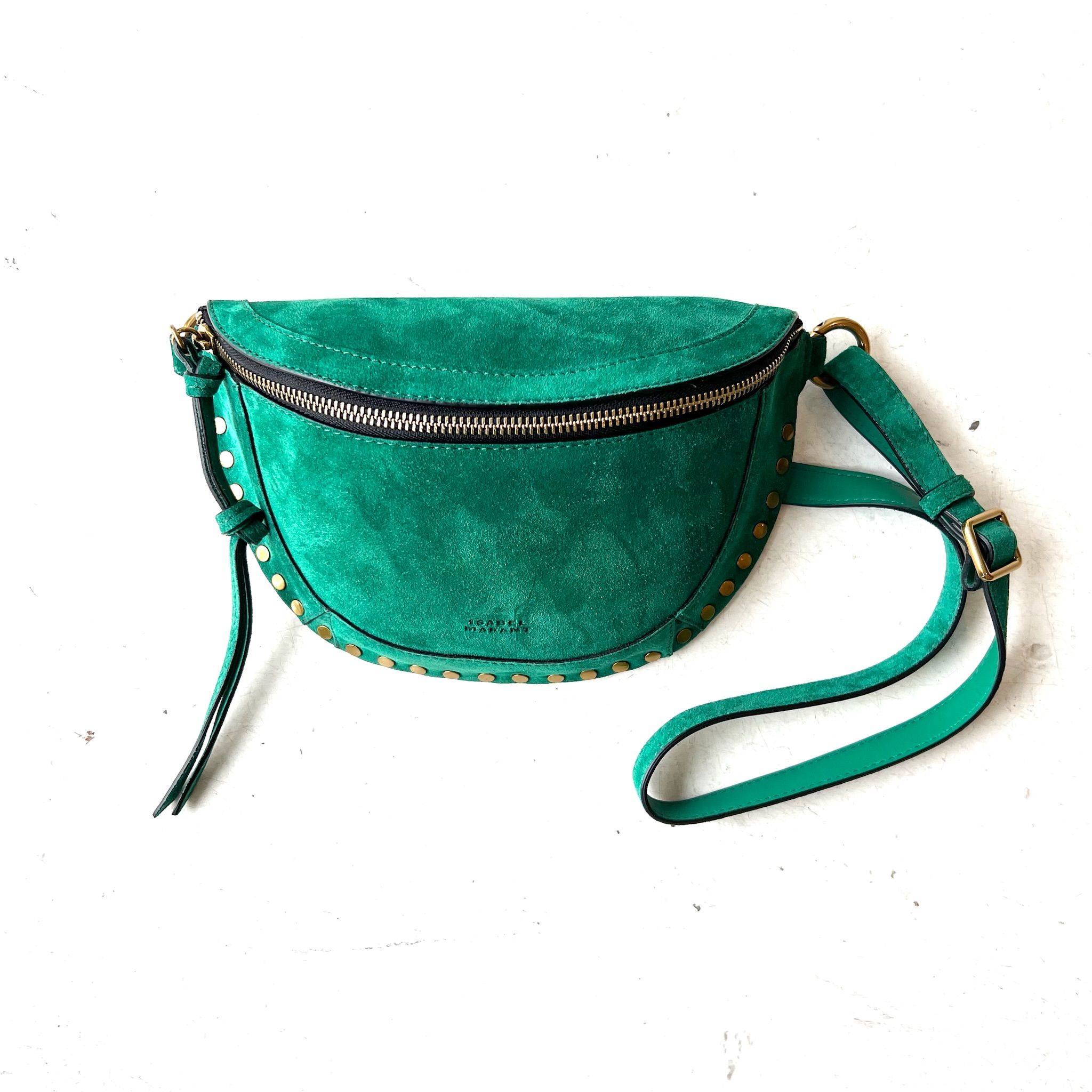 Isabel Marant Skano Belt Bag, Emerald | Aria Online